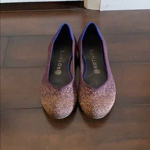 Rothy’s limited edition- purple sparkle flat
